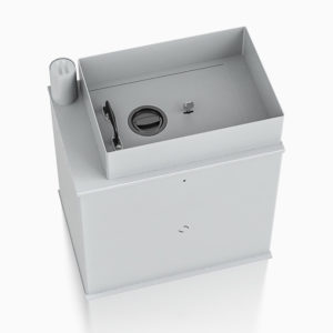 Safebox 2 vloerkluis deposit met afstort - Mustang Safes