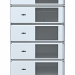 Sistec -lexan- 16-vaks pistoolkluis unit Pistoolkluizen MustangSafes